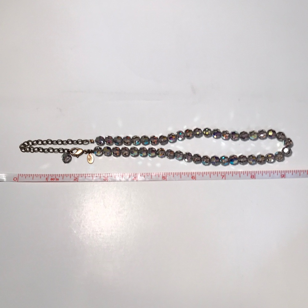 Iridescent Geometric Orb Necklace - Kirks Folly - Picture 2 of 6